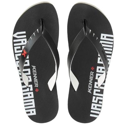 Chinelo Kenner Vasco Da Gama Red Masculino - Preto e Branco