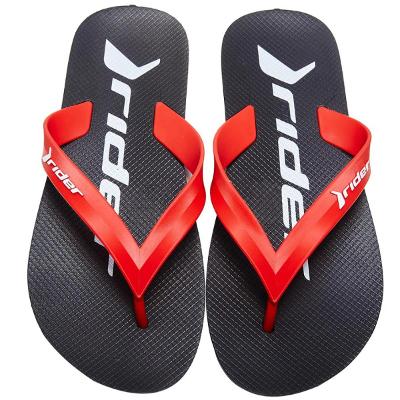 Chinelo Rider Feel Masculino - Preto e Vermelho