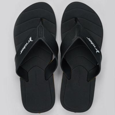 Chinelo Rider Pulse Masculino - Preto e Bege