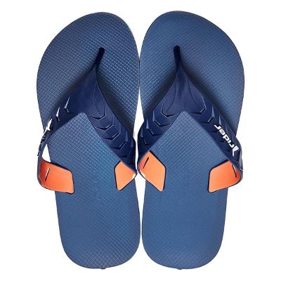 Chinelo Rider Street Duo Dedo Masculino - Azul e Laranja