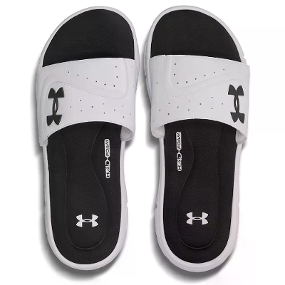 Chinelo Under Armour Ignite Vi Sl Se - Branco e Preto