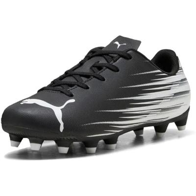 Chuteira Campo Puma Attacanto II Masculina - Preto e Branco