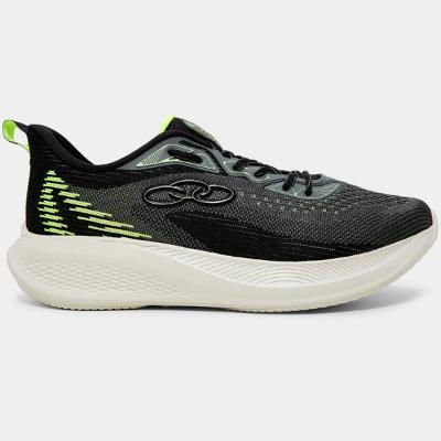 Tênis Olympikus Nível Masculino - Chumbo e Verde