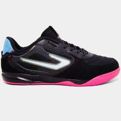 Chuteira Futsal Topper Letra IV Unissex - Preto e Azul