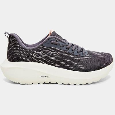 Tênis Olympikus Acqua Feminino - Chumbo e Laranja