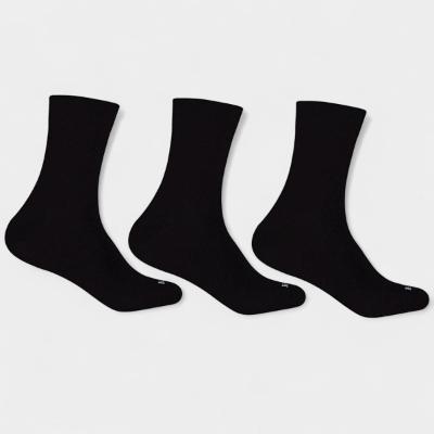 Kit 3 Pares Meia Hoahi Cano Alto Unissex - Preto