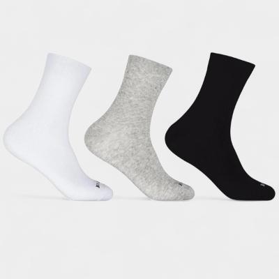 Kit 3 Pares Meia Hoahi Cano Alto Unissex - Preto e Branco