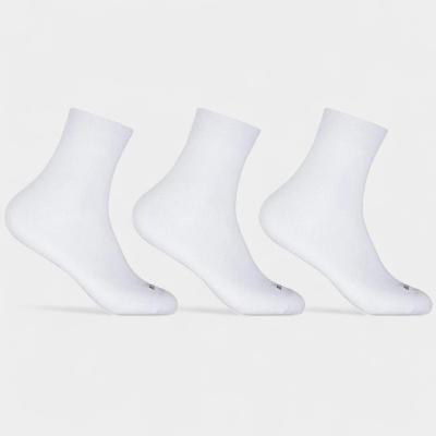 Kit 3 Pares Meia Hoahi Cano Médio Unissex - Branco