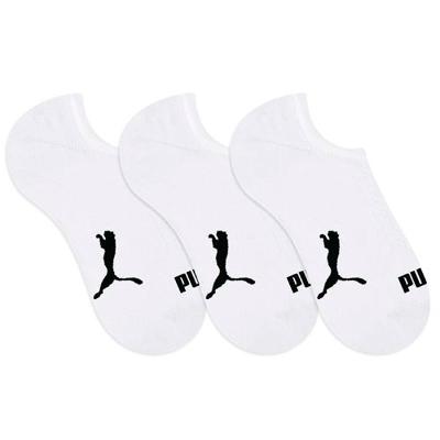 Kit 3 Pares Meia Soquete Puma Masculina - Branco