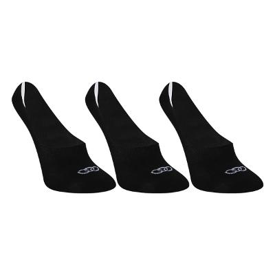 Kit Meia Olympikus Cano Invisível Ultra c/ 3 Pares Feminina - Preto