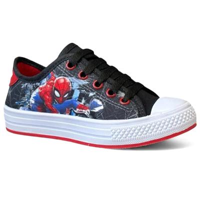 Tênis Infantil Marvel Homem Aranha Menino - Preto e Vermelho