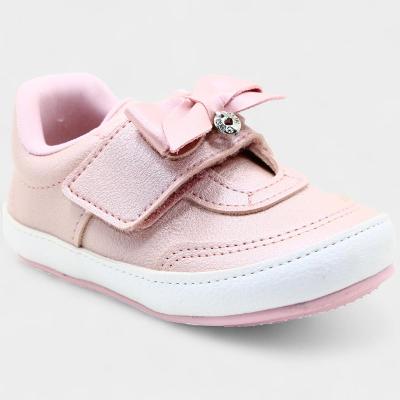 Tênis Infantil Klin Laço Menina - Rosa