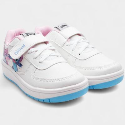 Tênis Infantil Disney Stitch Menina - Rosa e Azul