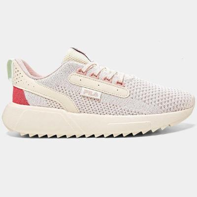 Tênis Fila Freestyle II Feminino - Bege e Rosa