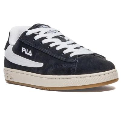 Tênis Fila Court 90 Masculino - Preto e Branco