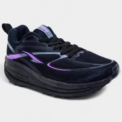 Tênis Caban Max Runner Feminino - Preto e Roxo