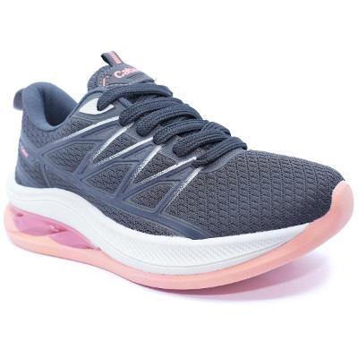 Tênis Caban Flow Gel Feminino - Grafite e Coral