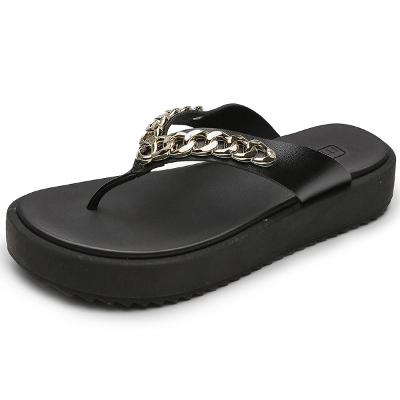 Tamanco Moleca Corrente Feminina - Preto