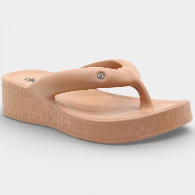 Tamanco Dijean Anatômico Brilho Feminino - Pêssego