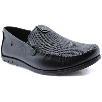Mocassim Couro Pegada Washed 141603 Masculino - Preto