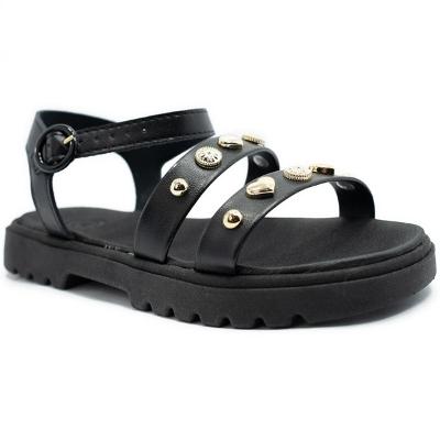 Papete Infantil Molekinha Apliques Menina - Preto