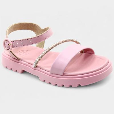 Papete Infantil Molekinha Tira Brilho Pérola Menina - Rosa Claro