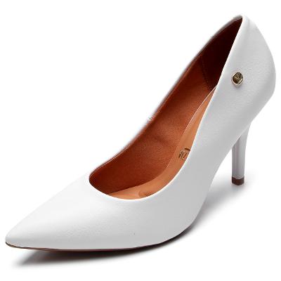 Scarpin Vizzano Pelica Fosco Salto Alto Feminino - Branco
