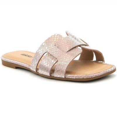 Rasteira Dakota Guzzi Brilho Feminina - Rosê