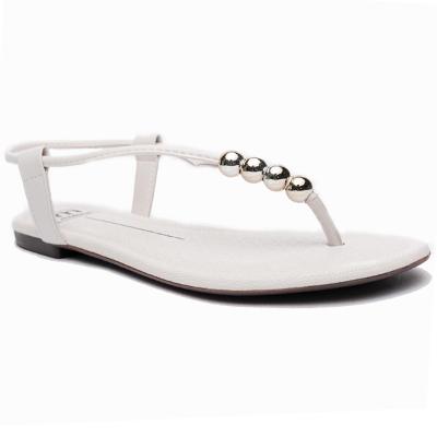 Rasteira Moleca Básica Calce Fácil Feminina - Branco