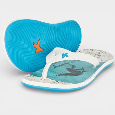 Chinelo Kenner Summer SK8 Masculino - Branco e Azul
