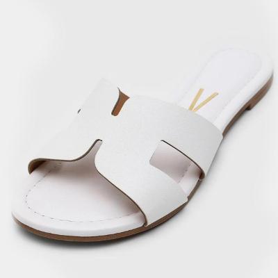Rasteira Slide Vizzano H Básica Feminina - Branco