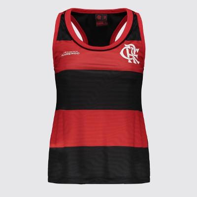 Regata Flamengo Presença Feminina - Preto e Vermelho