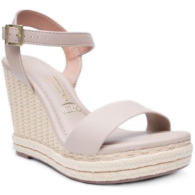 Sandália Anabela Vizzano Básica Feminina - Bege