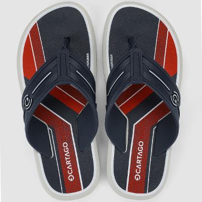 Chinelo Cartago Palermo II Masculino - Marinho e Vermelho