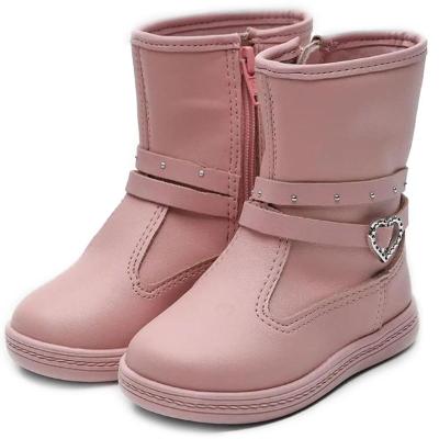 Bota Infantil Molekinha Coração Menina - Rosa