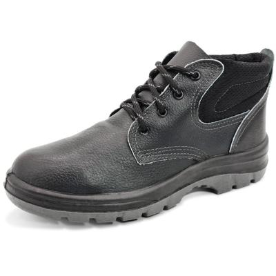 Botina De Segurança Biqueira de PVC Cartom CA15080 Couro - Preto