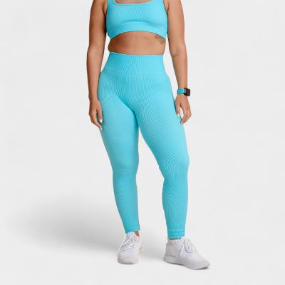 Calça Legging Lupo Sem Costura Canelada Feminina - Verde Água