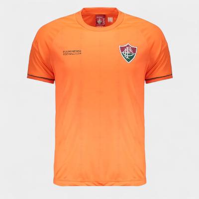 Camisa Fluminense Frequência Neon Masculina - Laranja