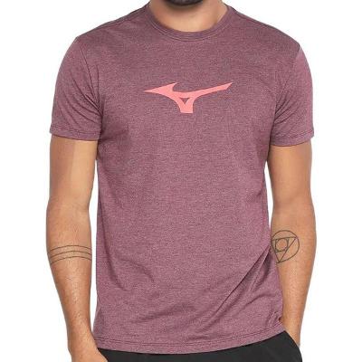 Camiseta Mizuno Run Spark Masculina - Bordô