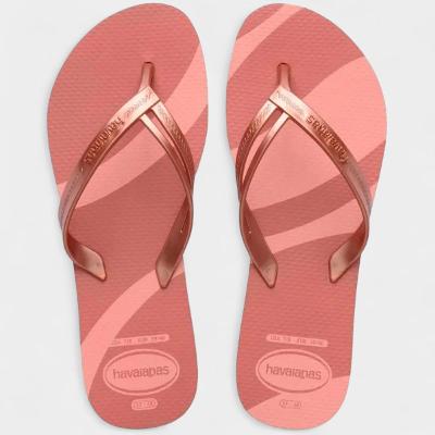 Chinelo Havaianas Elegance Print Feminino - Rosa