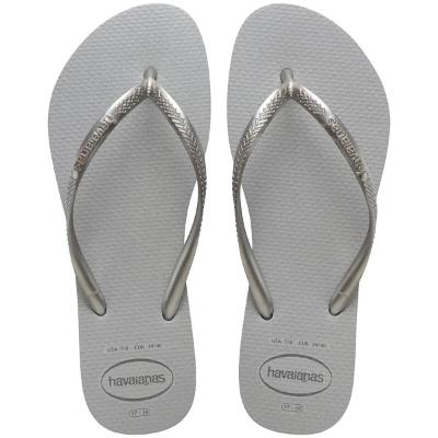 Chinelo Havaianas Slim Gloss Feminino - Cinza