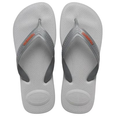 Chinelo Havaianas Top Max Comfort Masculino - Cinza e Laranja