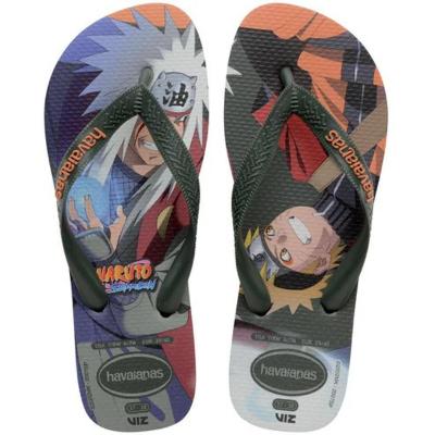 Chinelo Havaianas Top Naruto Masculino - Verde