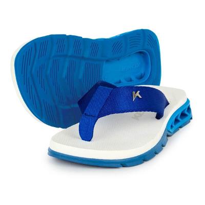 Chinelo Infantil Kenner Rakka Kids - Branco e Azul