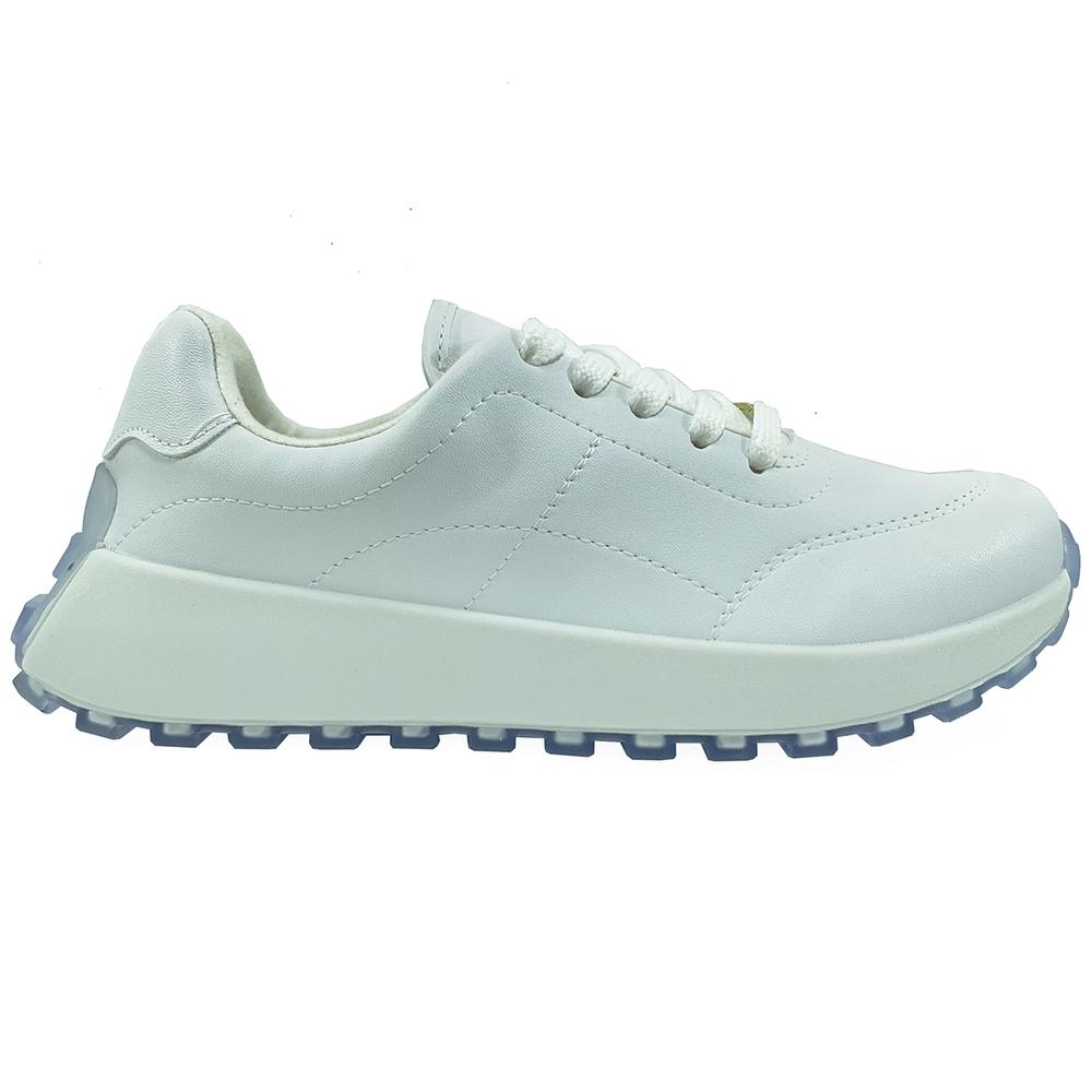 Tênis Vizzano Plataforma Casual Pelica Feminino - Branco - 2