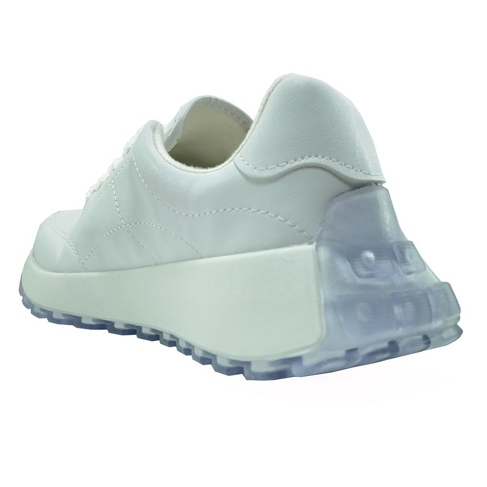 Tênis Vizzano Plataforma Casual Pelica Feminino - Branco - 4