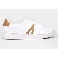 Tênis Vizzano Casual Cano Baixo Feminino - Branco e Bege - 2