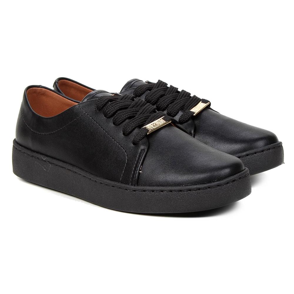 Tênis Vizzano Casual Cadarço Pelica - Preto - 3
