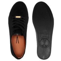 Tênis Vizzano Camurça Casual Cadarço - Preto - 4