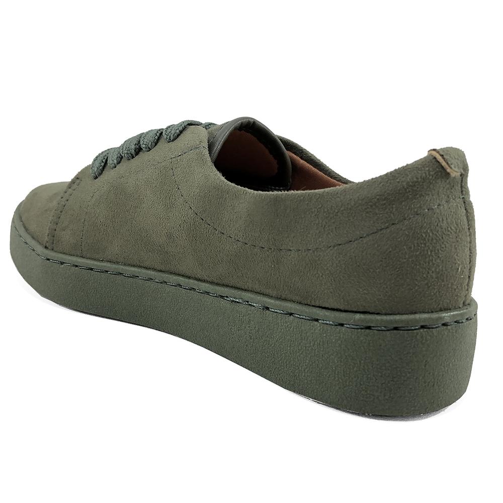 Tênis Vizzano Camurça Casual Cadarço - Verde Militar - 2